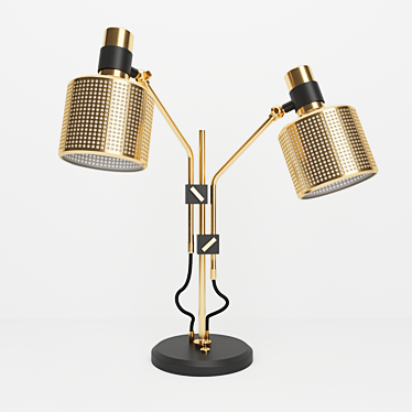 Riddle Double Table Light: Artistic Illumination 3D model image 1 