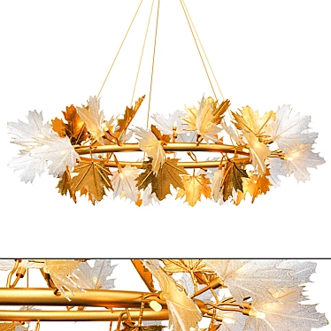 Exquisite Castle Chandelier 3D model image 1 