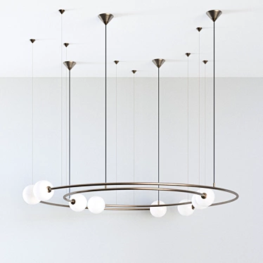 Volker Haug Oddments Dual Pendant Light 3D model image 1 