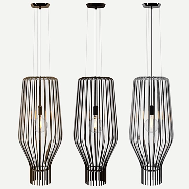 Elegant Saya Fabbian Pendant Lamp 3D model image 1 