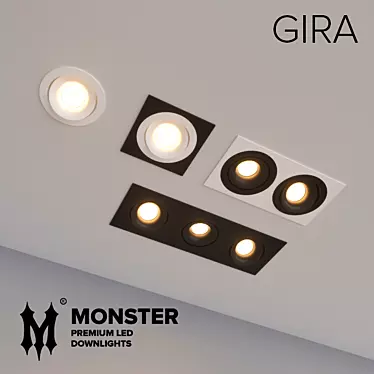 Gira: Elegant Illumination with Natural Light 3D model image 1 