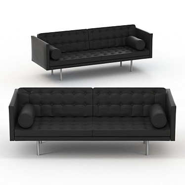 Elegant Classic Sofa: Versatile and Timeless 3D model image 1 