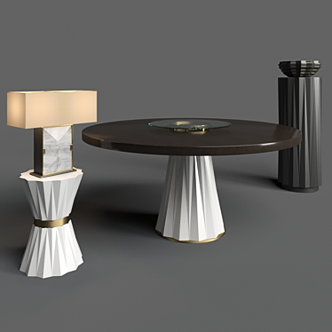 Elegance Refined: HELIODOR Collection by Baker 3D model image 1 