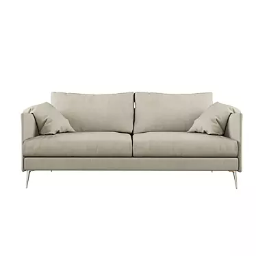 Stylish Scandinavian Sofa: Cumulus 3D model image 1 