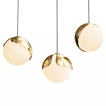 Cosmic Elegance Pendant Light 3D model image 1 