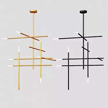 Elegante Venicem Pendant Light 3D model image 1 