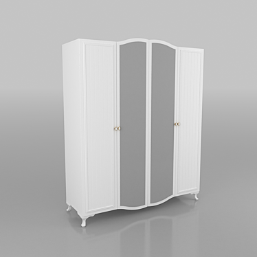 Gloriya Wardrobe: Timeless Elegance for Your Home 3D model image 1 