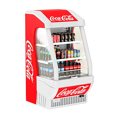 Coca-Cola Outdoor Fridge 3D model image 1 