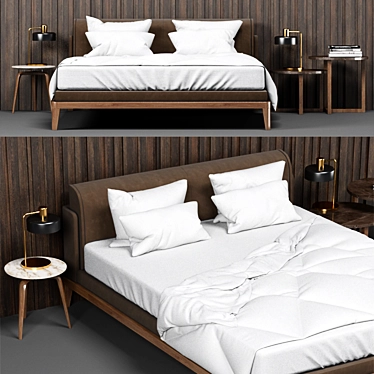 8-Piece Missuraemme Assuan Bedroom Set 3D model image 1 