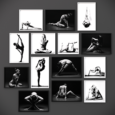 14 Asanas: Yoga Photo Collection 3D model image 1 