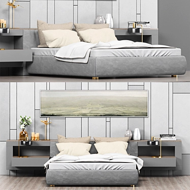 Bedroom Set: 3D Visualizations 3D model image 1 