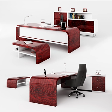 Stranger Ex iForce-V: Modern Office Set 3D model image 1 