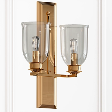 Illuminate your space with our artisan wall sconces 3D model image 1 