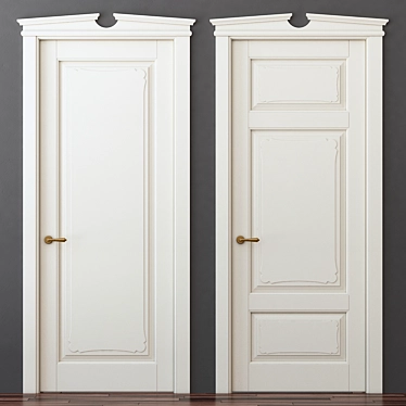 Elegant Toscana Collection | Solid Beech with Patina 3D model image 1 