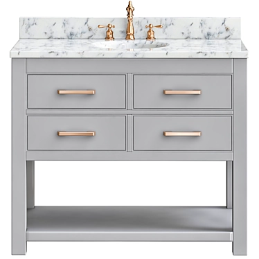 Elegant Avanity Bathroom Vanities 3D model image 1 