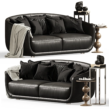 Keoma Maya: Stylish and Spacious Sofa 3D model image 1 