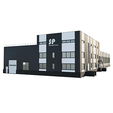 Versatile Warehouse Office Solution 3D model image 1 