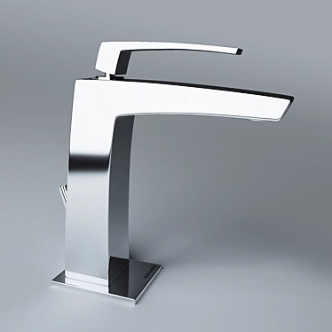 Elegant Frattini Chrome Faucet 3D model image 1 