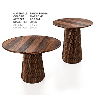 Contemporary Elegance: Sefefo Occasional Table 3D model image 1 