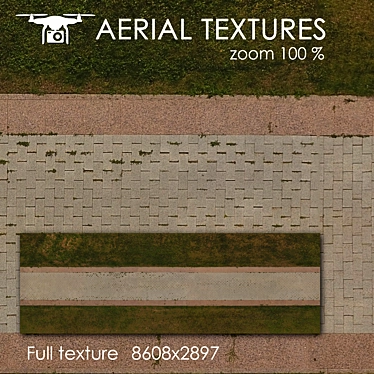 Aerial Sidewalk Texture 3D model image 1 