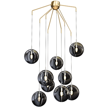 Sedona LED Chandelier - Illuminate Your Space 3D model image 1 