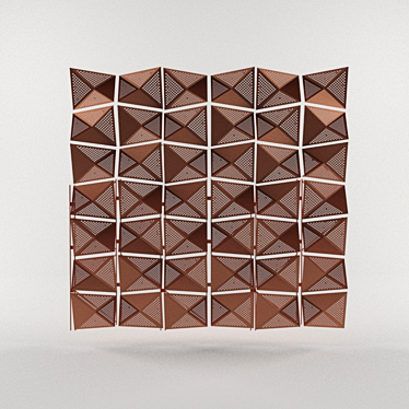 Sleek Aluminum Wall Cladding 3D model image 1 