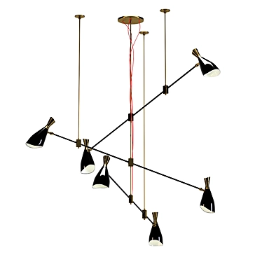 Elegant Duke Floor Lamp 3D model image 1 