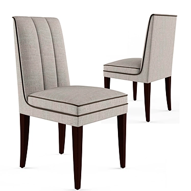 Elegant Seneca Chair: Captivating Comfort 3D model image 1 