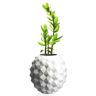 Natural Scale Plant Pot 3D model image 1 
