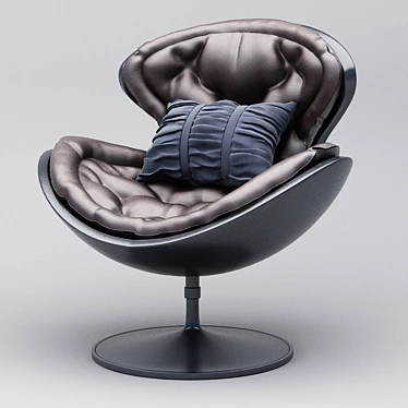 Sleek and Chic Chair 3D model image 1 