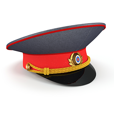 Product Title: Police Traffic Officer Cap 3D model image 1 