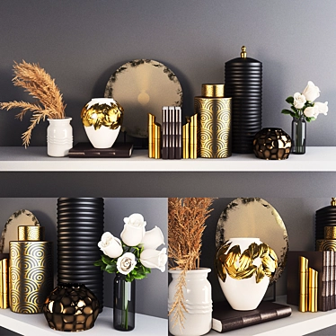 Elegant Decor Set 3D model image 1 