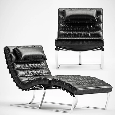 Modern Goodwyn Lounge Chair 3D model image 1 