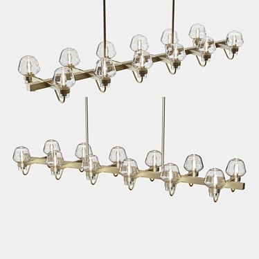 Chandelier Wooddi Montalembert Linear Pendant Lamp