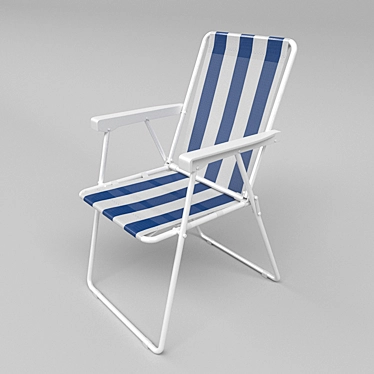 Gradient Beach Chair in Vray 3.60 3D model image 1 