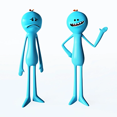 Adorable Alien Helpers 3D model image 1 