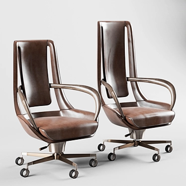 Elegant Giorgetti Clip Armchair 3D model image 1 