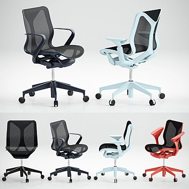 Elevate Your Comfort: Cosm Low Back Chair 3D model image 1 