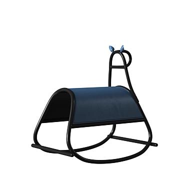 GTV Furia: Elegant Rocking Chair 3D model image 1 