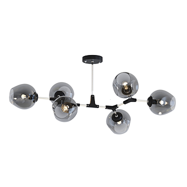 Freya Desi Ceiling Light FR5006CL-06B 3D model image 1 