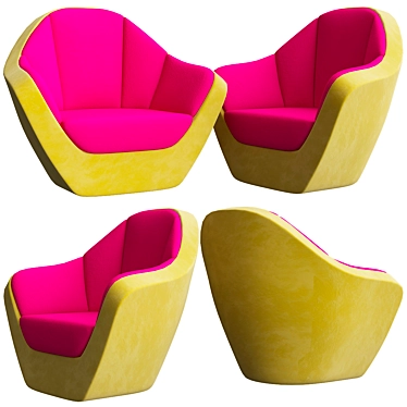 Ergo Lounge Chair 3D model image 1 