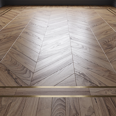 Light Oak Parquet: Classic Elegance for Any Room 3D model image 1 