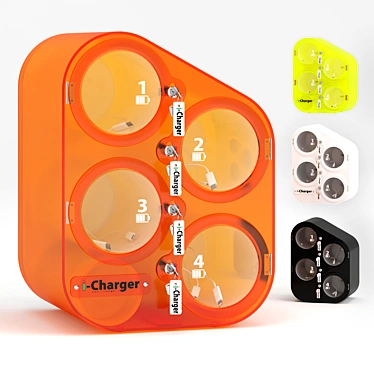 PERLA i-Charger: The Ultimate Charging Station 3D model image 1 