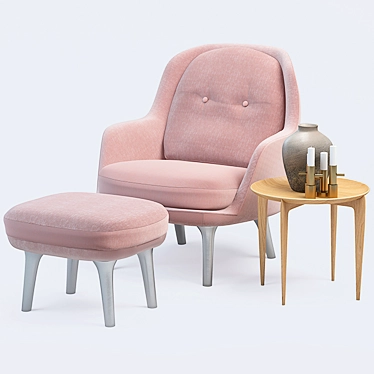 Modern Jamie Hayon Fri Chair- Fritz Hansen 3D model image 1 