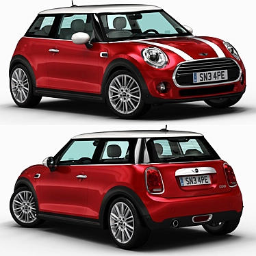 Detailed 3D Mini Cooper Model 3D model image 1 