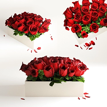 Scarlet Blossom 3D model image 1 