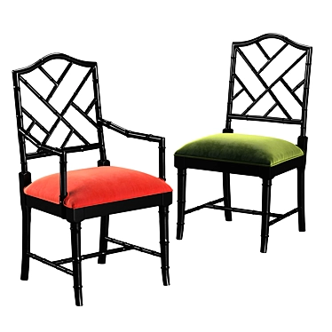 Elegant Ladies Chair 3D model image 1 