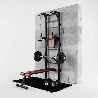 Fitness Haven: Ultimate Home Gym 3D model image 1 