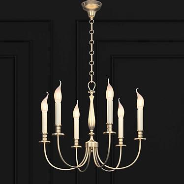 Elegant Arcade Chandelier: Lucien Gau MAISON 3D model image 1 