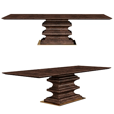 Elegant Soberanna MAGNUS Dining Table 3D model image 1 